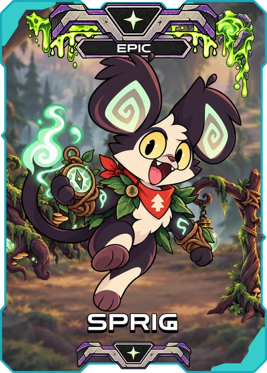 Epic Sprig with his developed abilities
